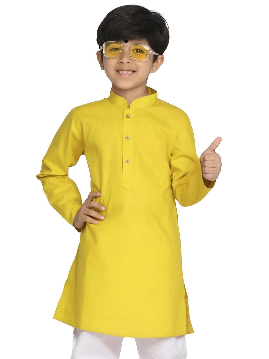Enmozz Boys Mandarin Collar Kurta