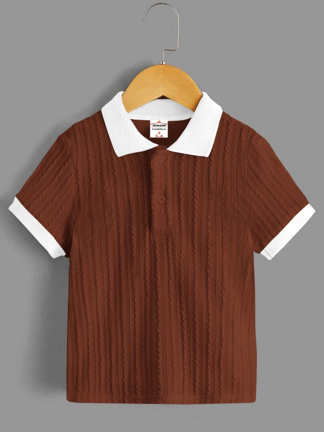 ALANTA Kids Polo Collar T-shirt