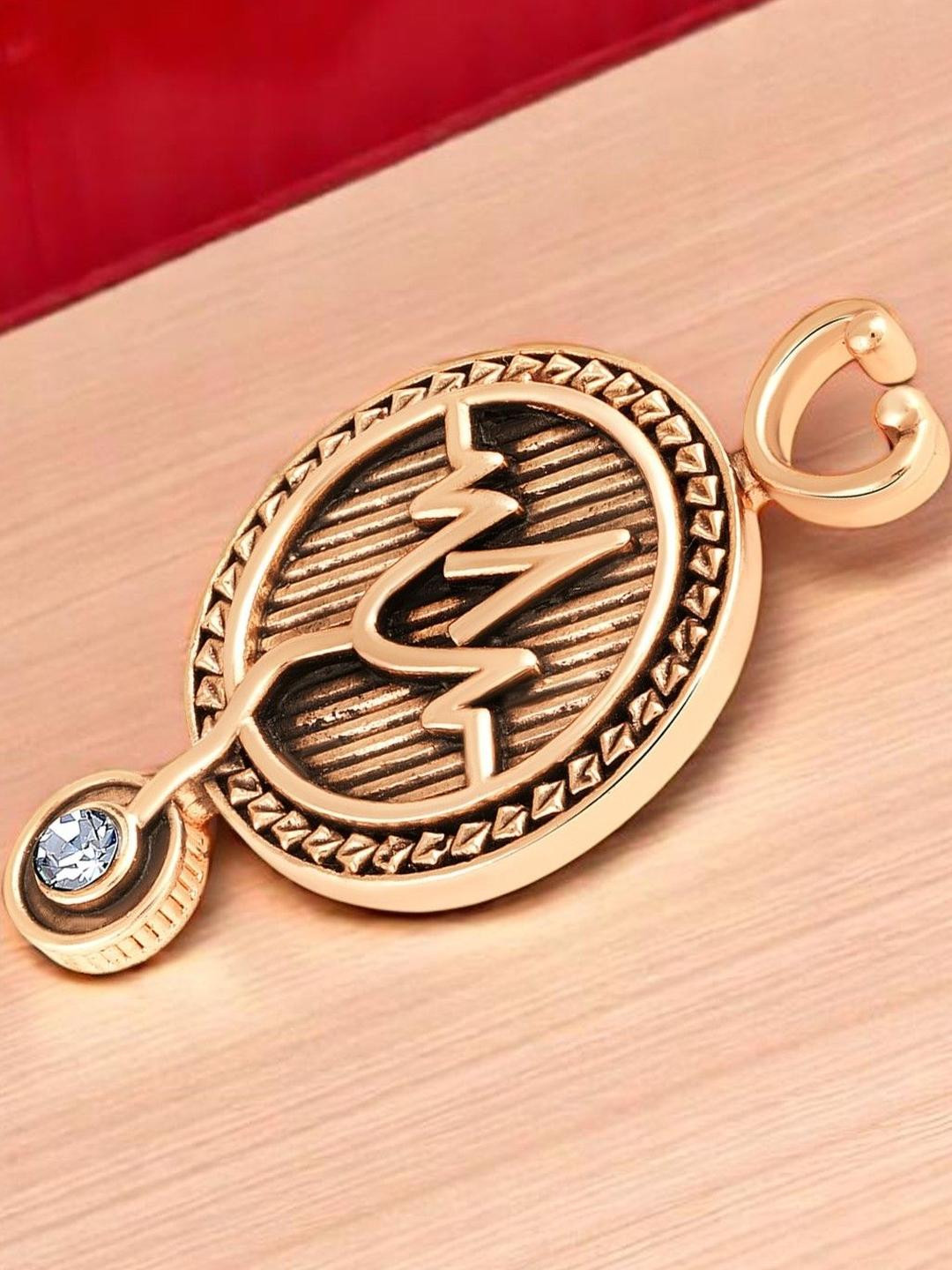 Mahi Unisex Rose Gold Plated Medical Theme Lapel Pin