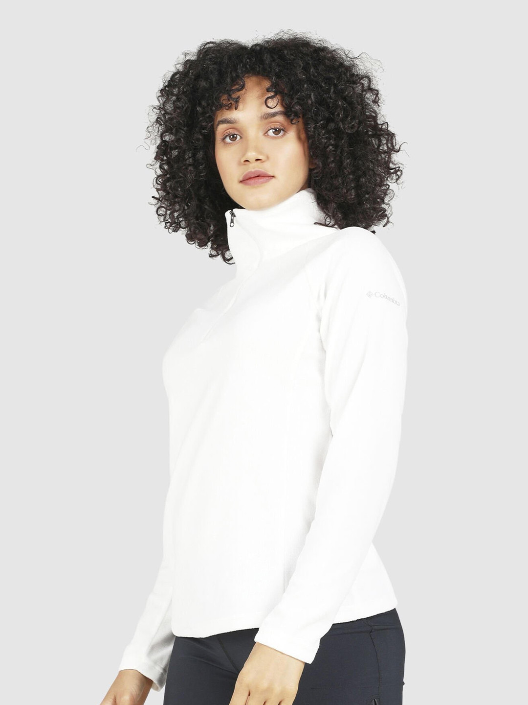 Columbia Glacial IV Women High Neck Half Zip Pullover Sweatshirt