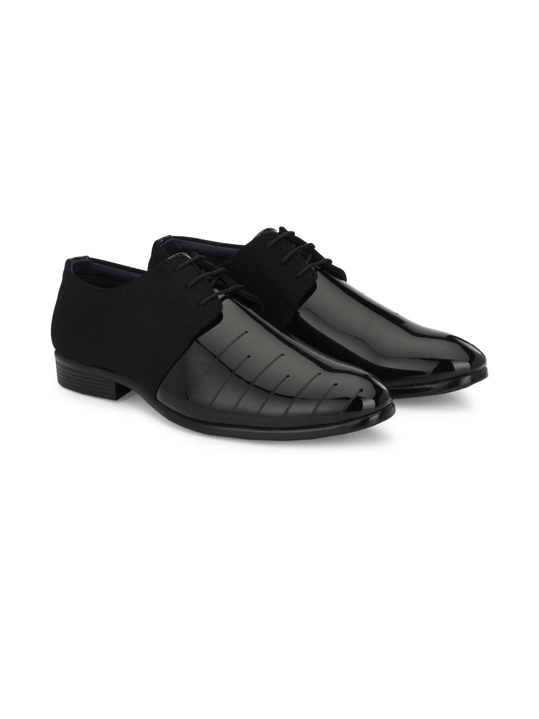 G L Trend Men Black Brogues