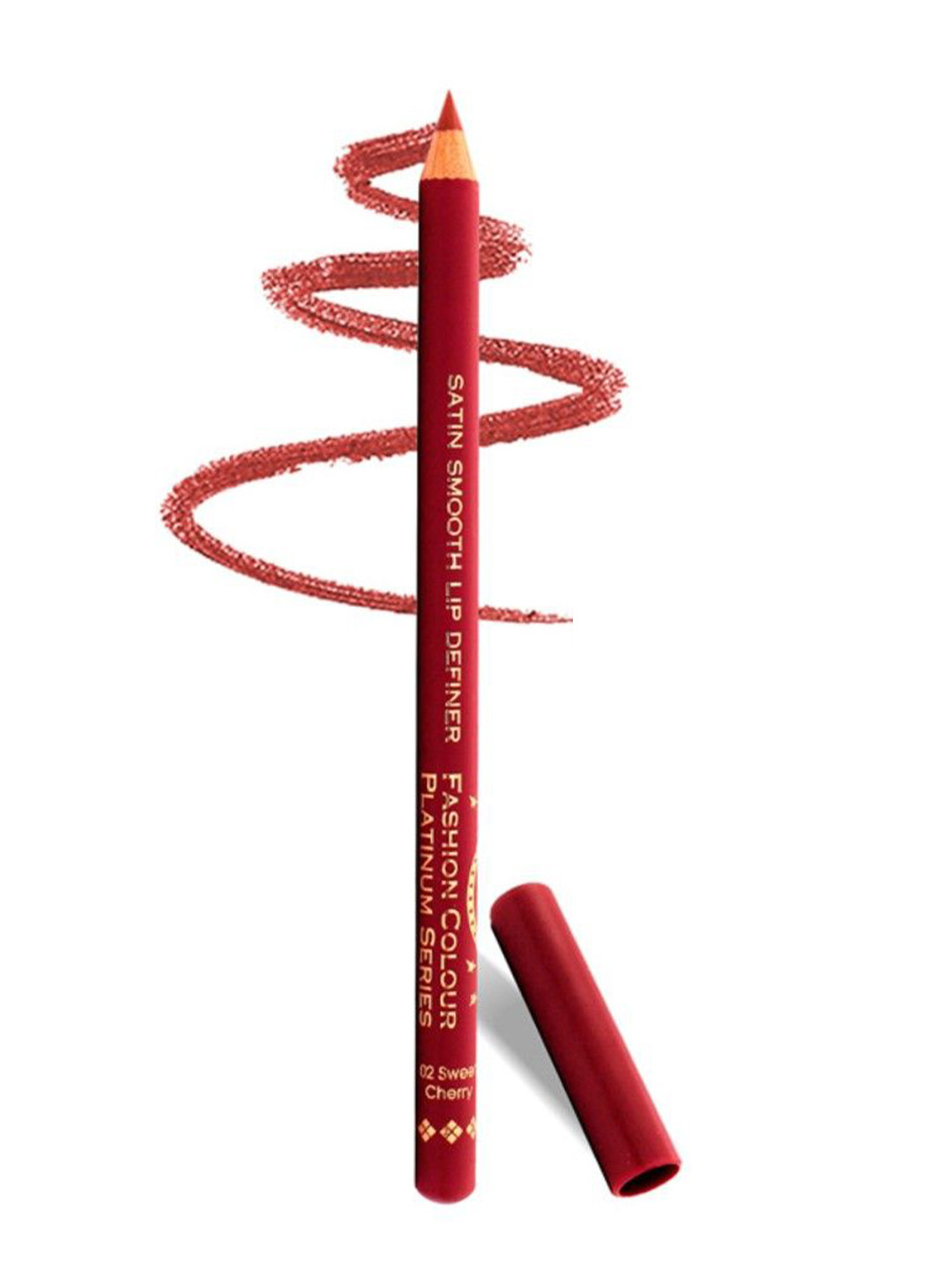 Fashion Colour Platinum Series Satin Smooth Lip Definer Pencil - Sweet Cherry 2