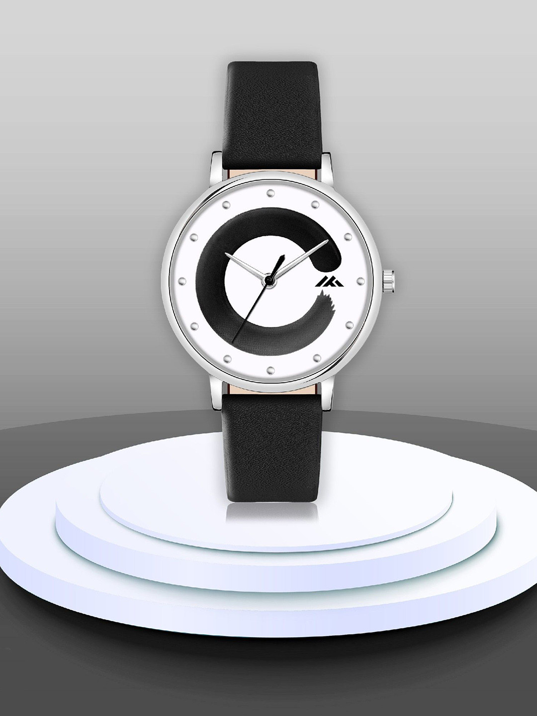 DOUBLERUN Women Dial & Leather Straps Analogue Multi Function Watch H05NNMT-611