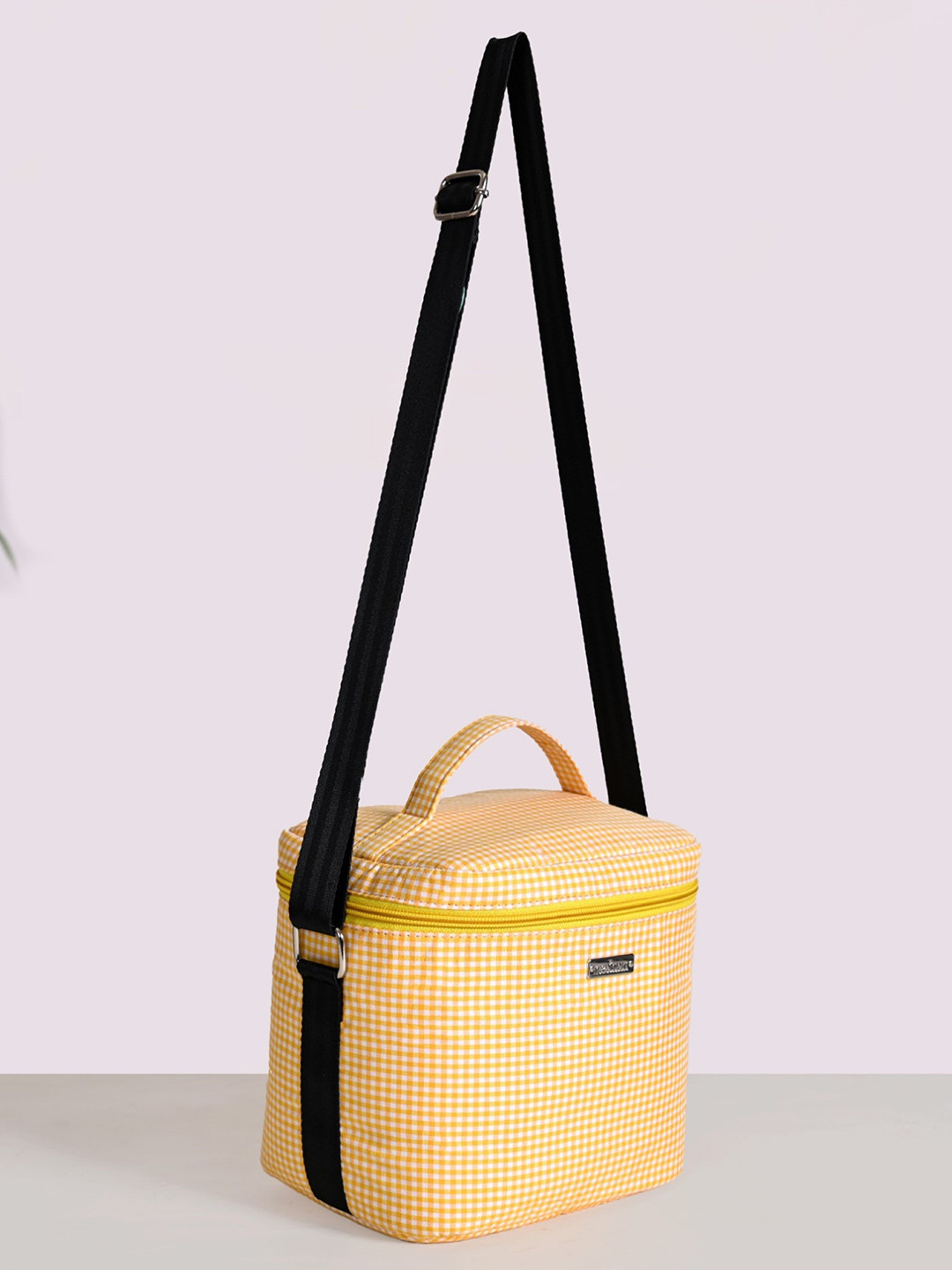 Nestasia Sunshine Picnic Checked Insulated Lunch Bag