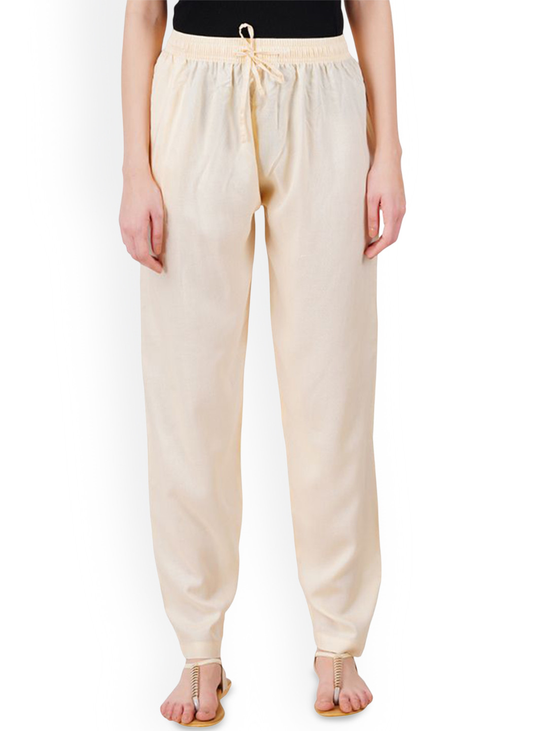 Happy Bunny Women Relaxed Mid-Rise Pleated Regular Trousers