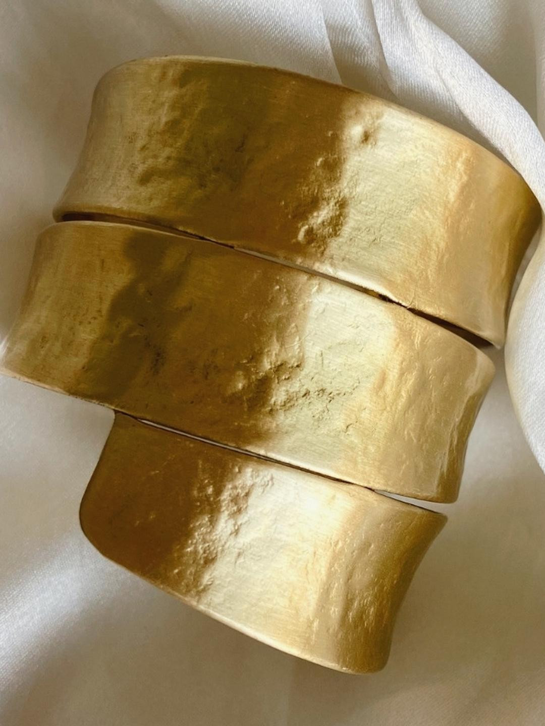 A little Extra Brass-Plated Brass Bracelet