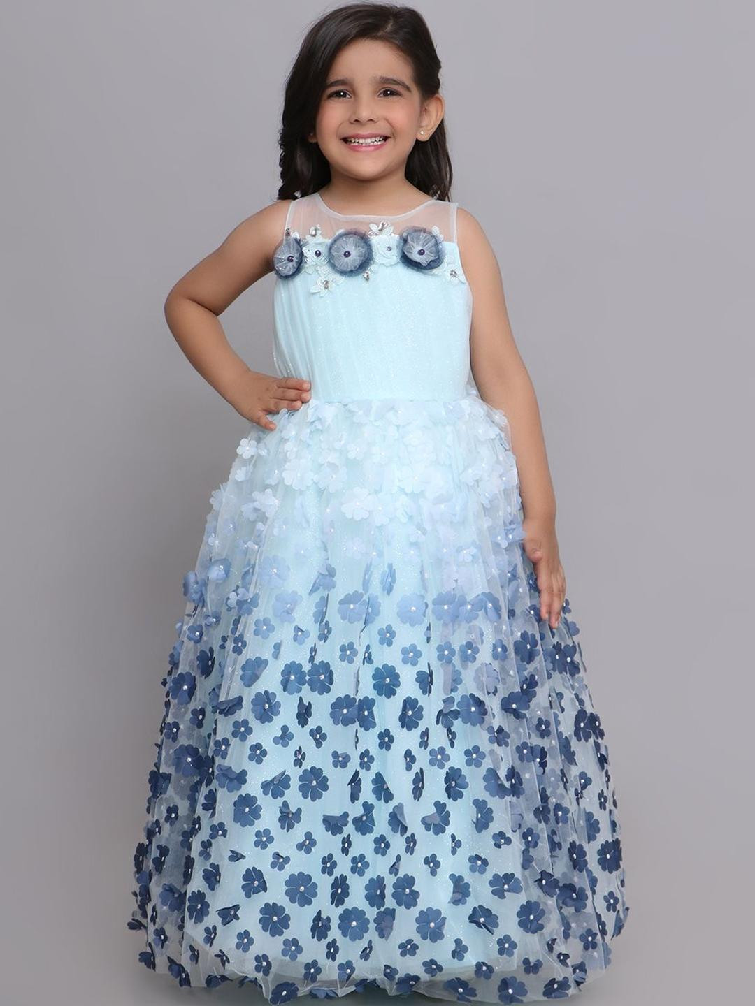 Be Kids Floral Printed Maxi Dress