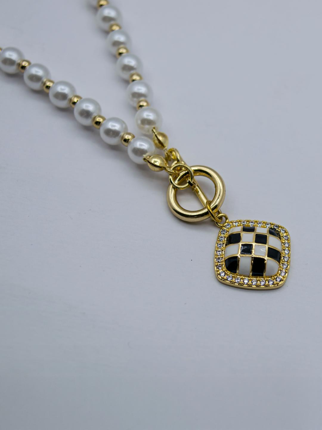 CRYSTALANE Gold-Plated Geometric Pendants with Chains