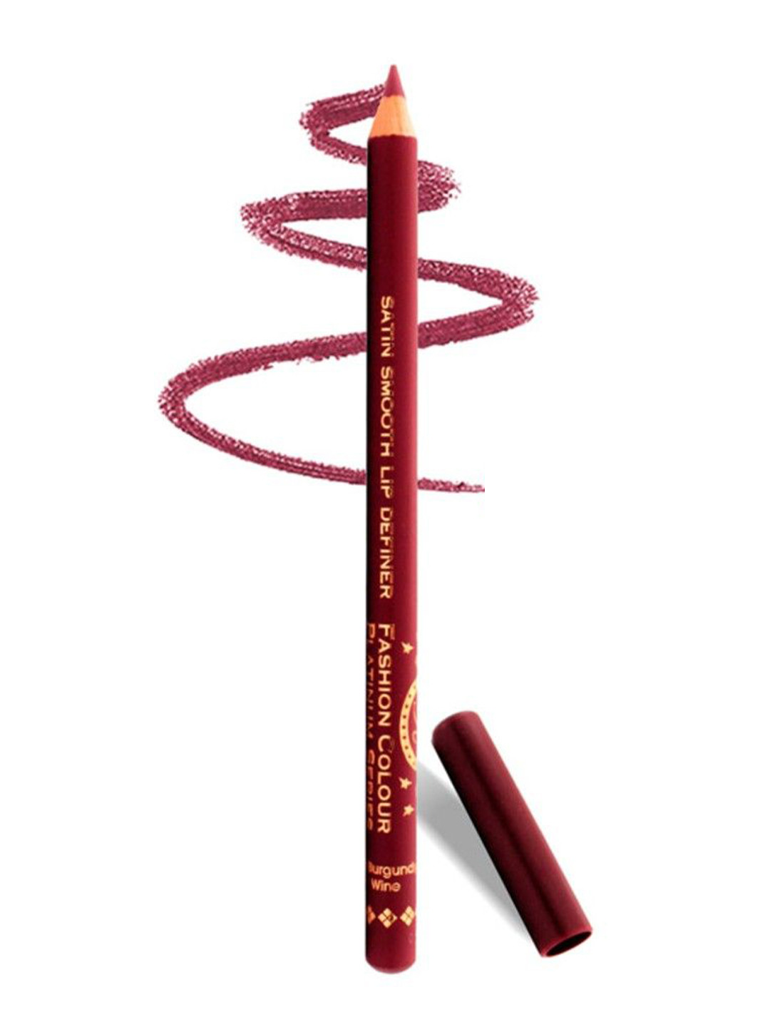 Fashion Colour Platinum Series Satin Smooth Lip Definer Pencil - Burgundy Wine 10
