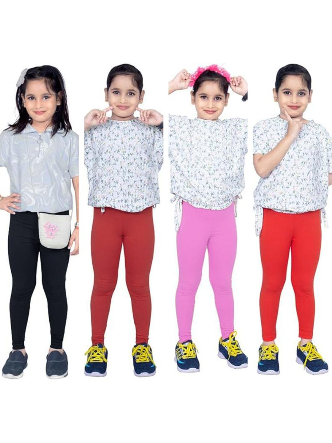 Tik Tok WEARS Girls Pack Of 4 Leggings