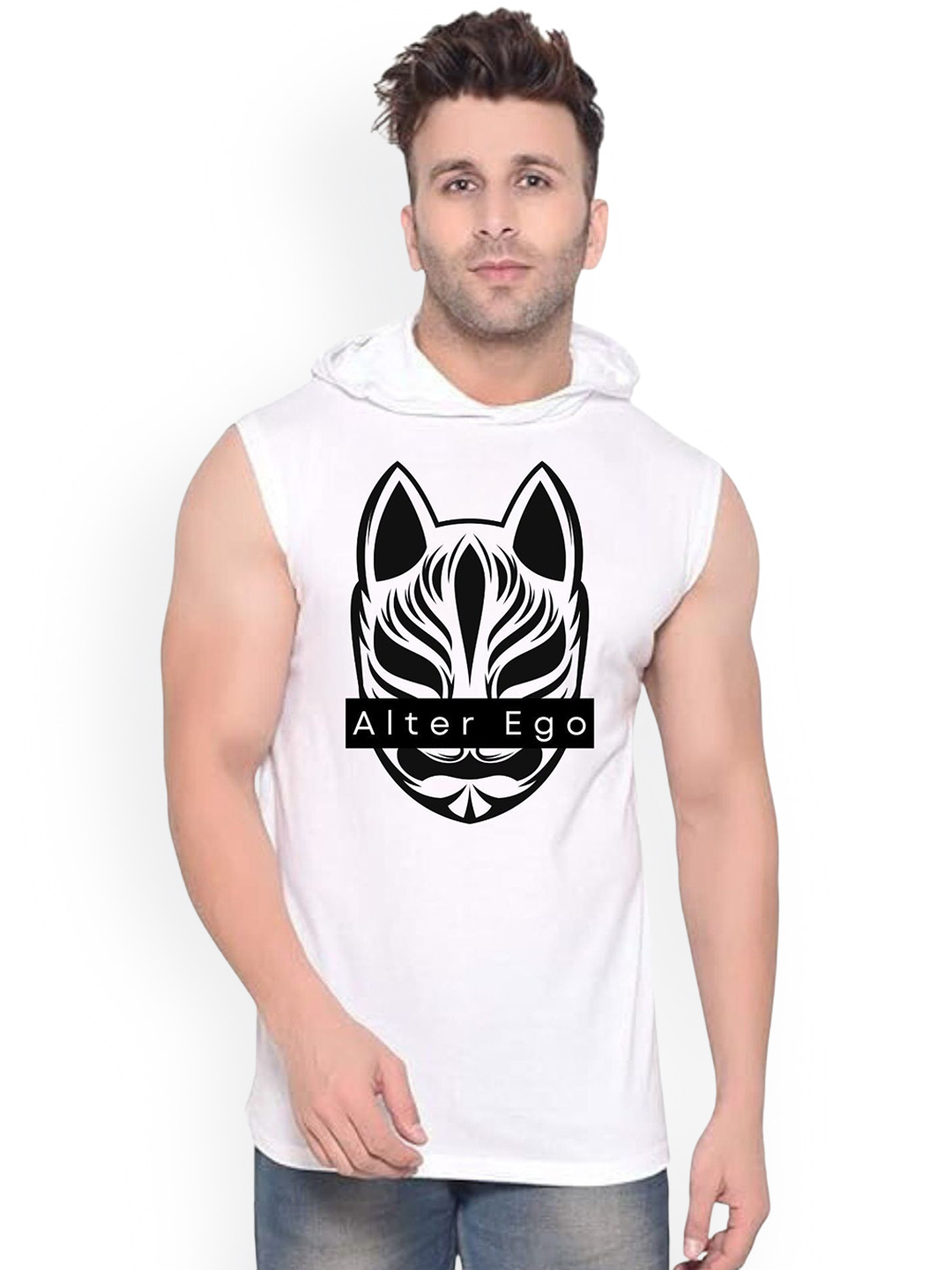 FABSTIEVE Alter Ego Gym Vest vk t-050_Print-161_gym_vest White M