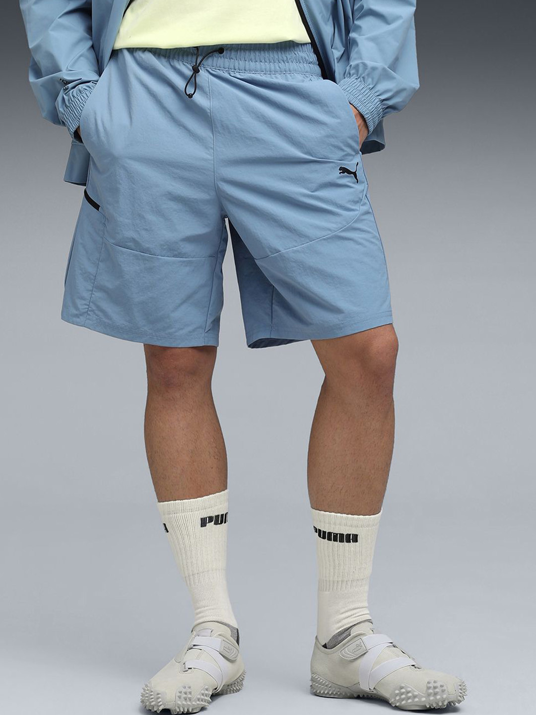 Puma Tech Men Mid Rise Woven Sports Shorts