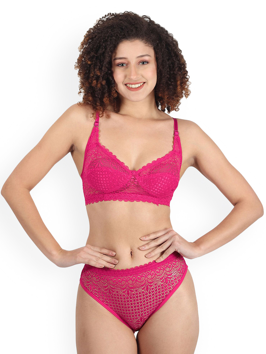 PIBU Self-Designed Non-Padded Lingerie Set Lingerie Set B-Rain-Set_P