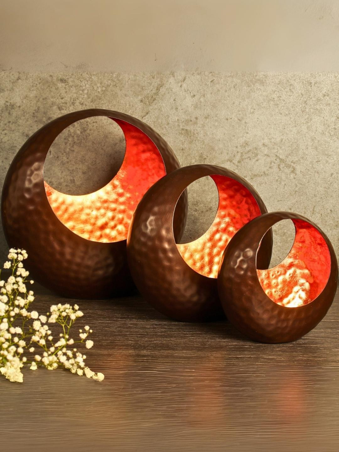 Kreative Arts Copper Table Candle Holder