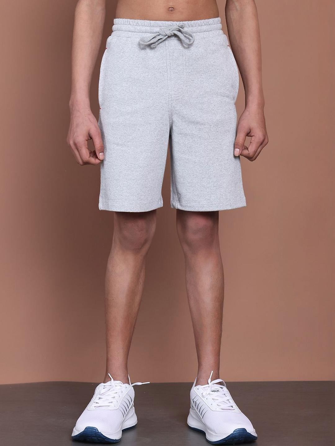 MOONAAH Boys Solid Low-Rise Cotton Regular Shorts