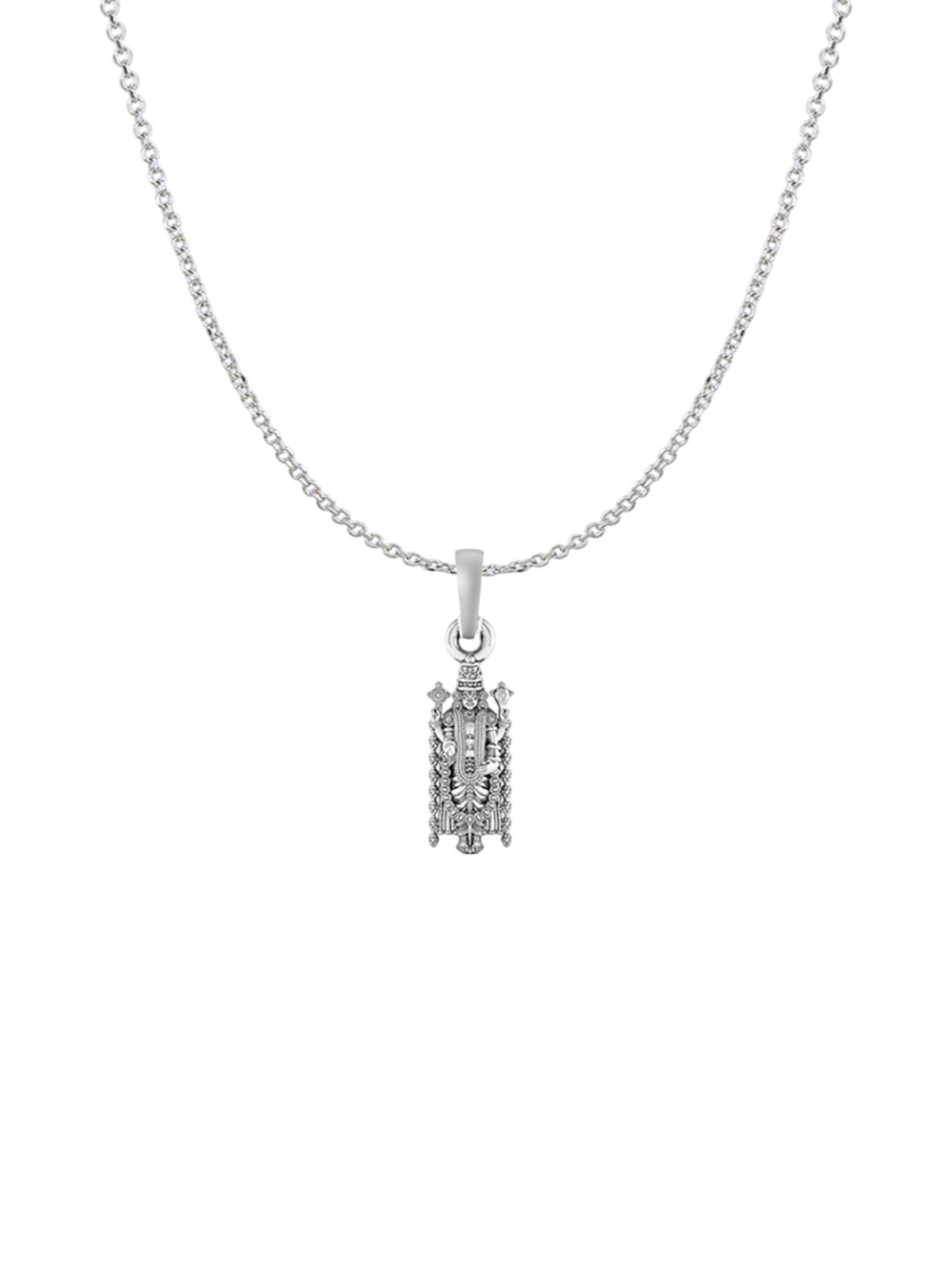 AKSHAT SAPPHIRE 925 Sterling Silver Bala Ji Pendant with Anchor Chain