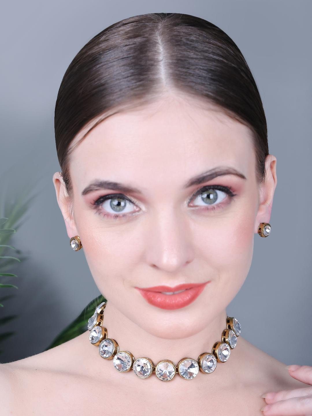 JN HANDICRAFT Copper-Plated Alloy Necklace
