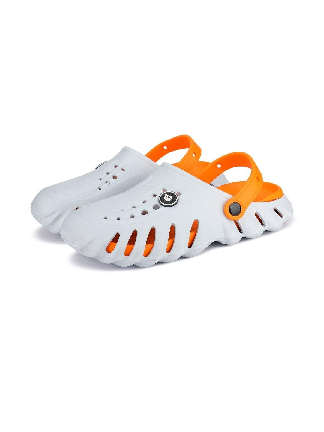 HAMBLER Men Orange EVA Flip-Flops