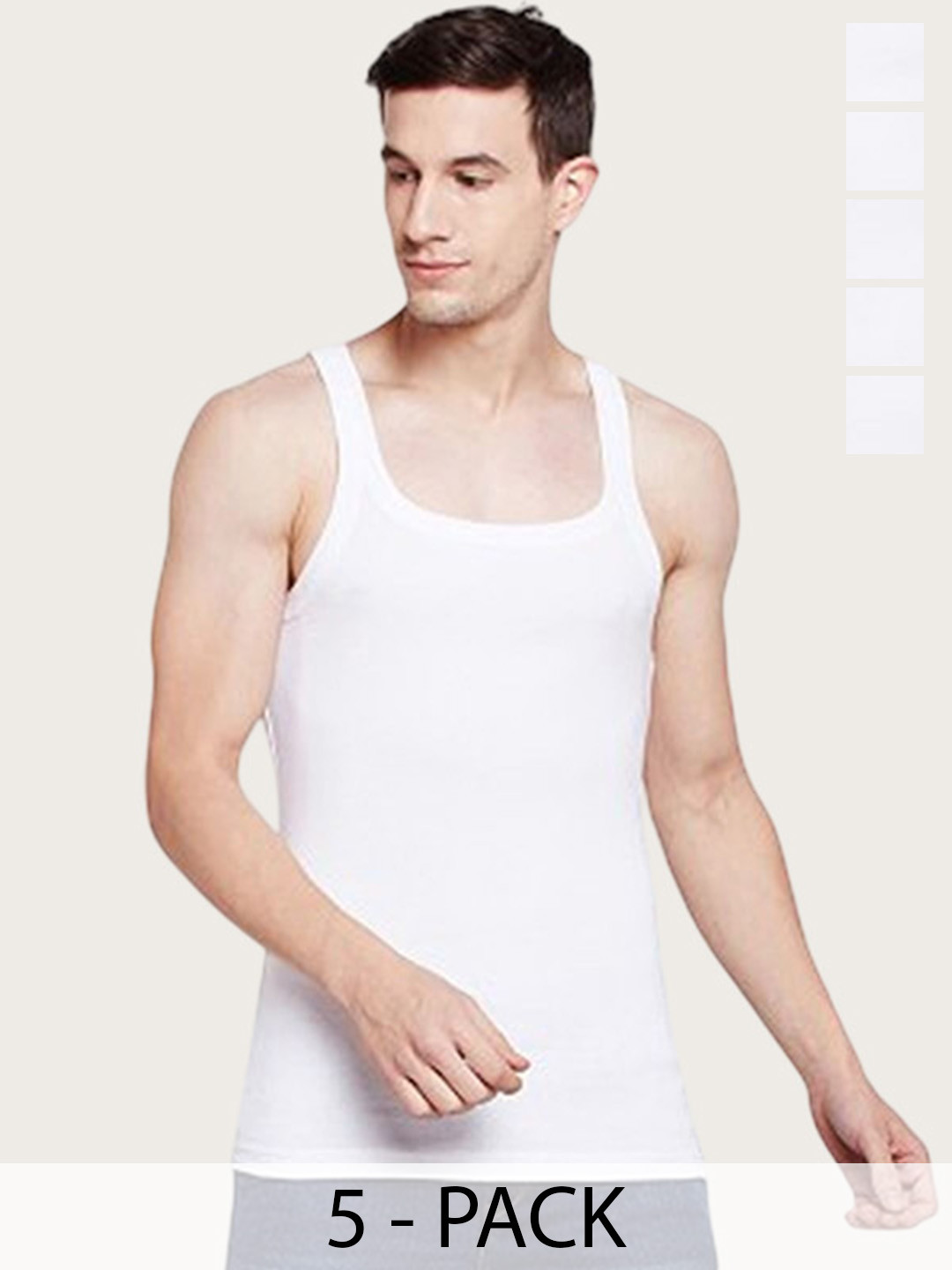 CAVENDERS Pack Of 5 Pure Cotton Ultra Comfortable Basic Vests C72=-SWIFT---5- ---85