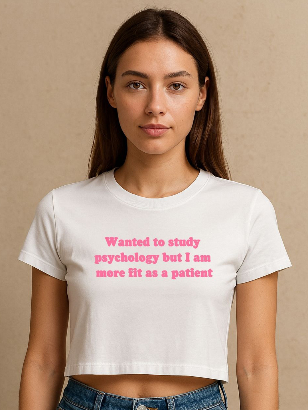 Art By Ritik Wome Graphic Print Cotton Crop Top