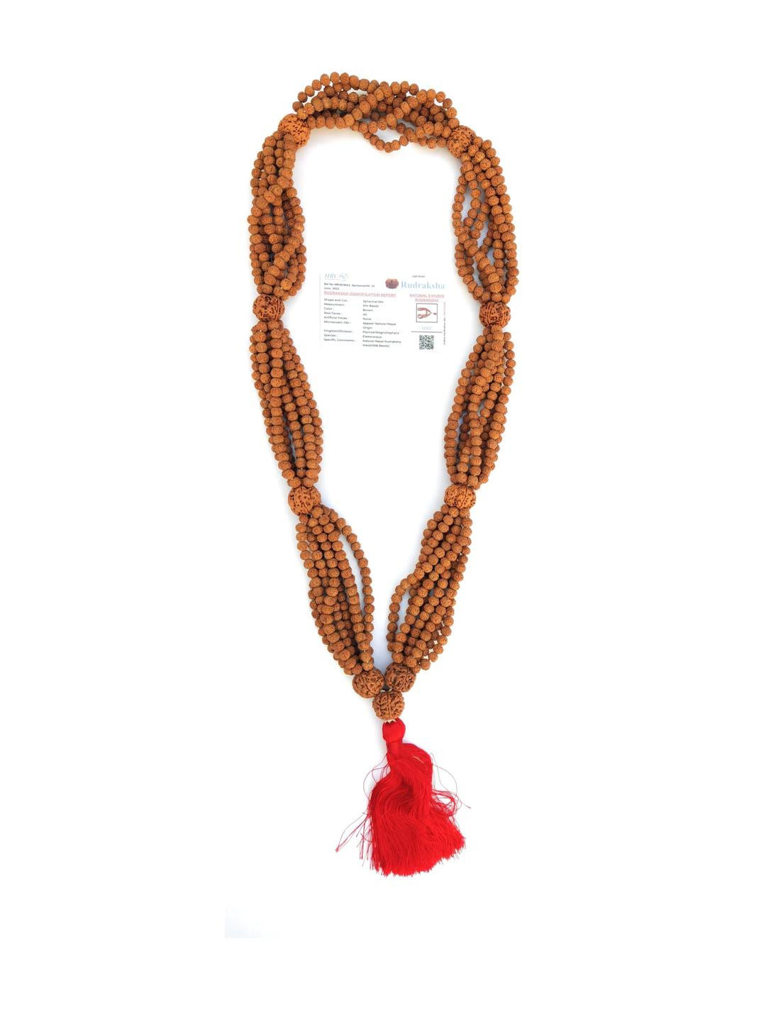 Apnisanskriti Unisex Nepali Rudraksha 1008+1 Mala