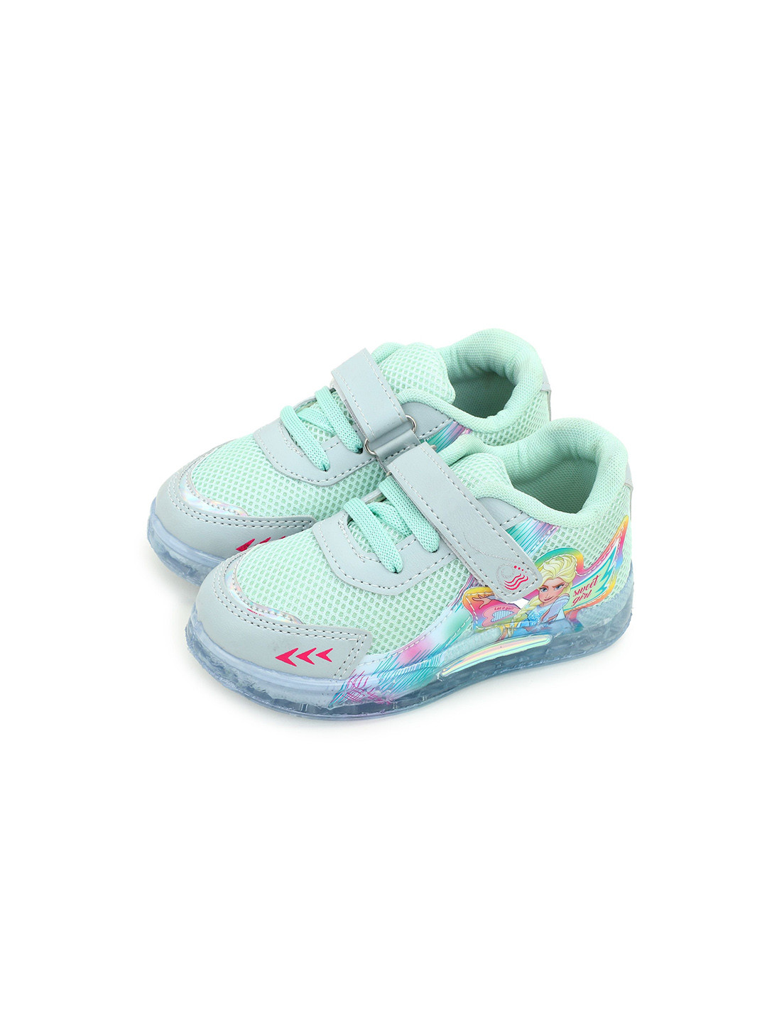 Selcan Girls Round Toe Printed Sneakers