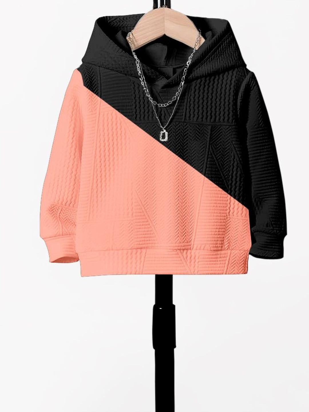 Emblica Kids Colourbloacked Hoodie Sweatshirt