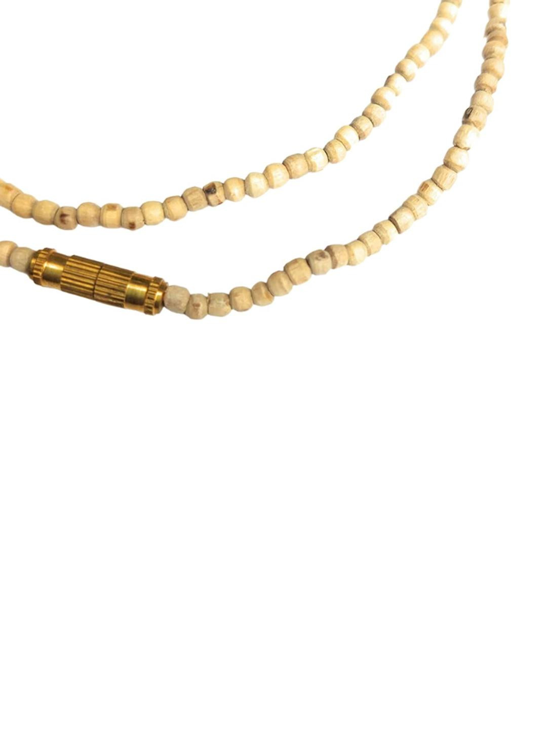 Apnisanskriti Unisex Tulsi Kanthi 108+1 Mala