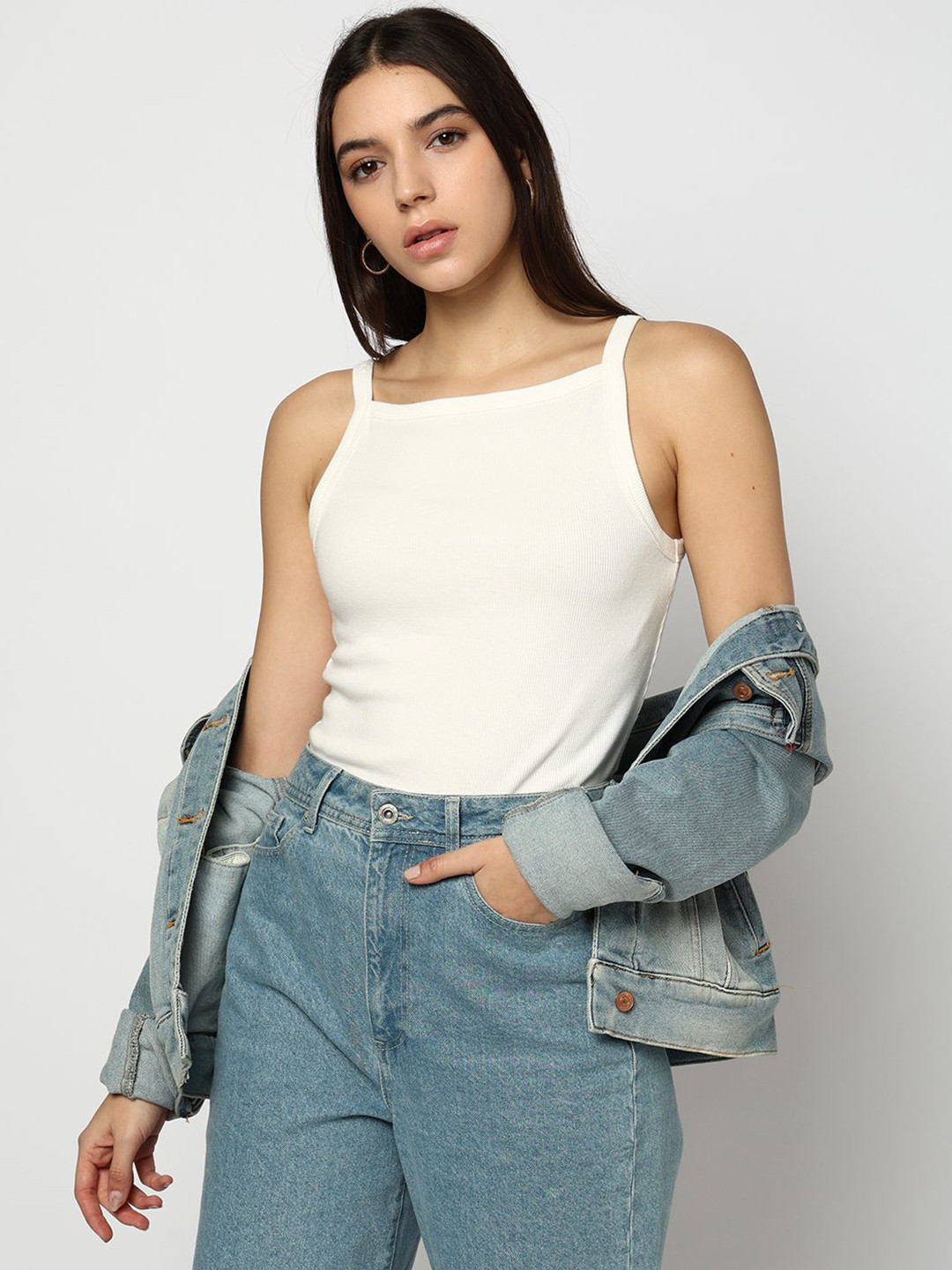 GAP Shoulder Straps Tank Top