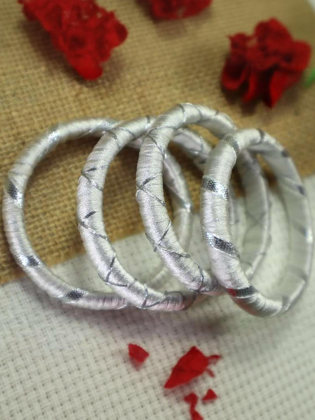Kamule White Plastic Bangle