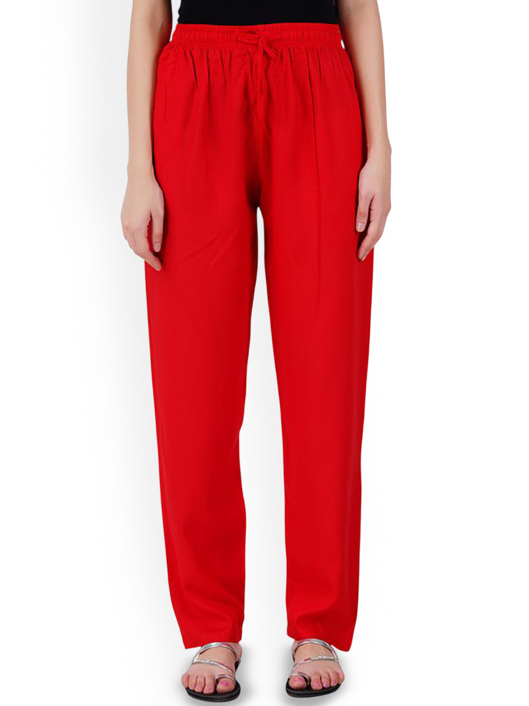 Happy Bunny Women Relaxed Mid-Rise Regular Trousers