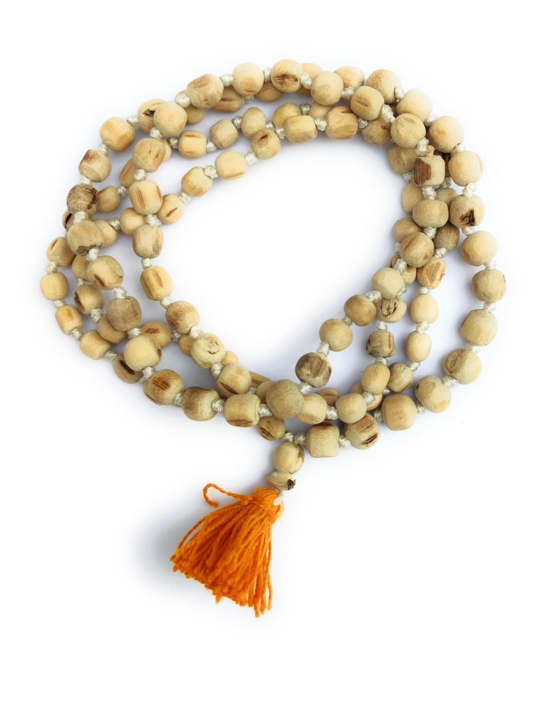 Apnisanskriti Unisex Tulsi 8mm Oval Shape Mala