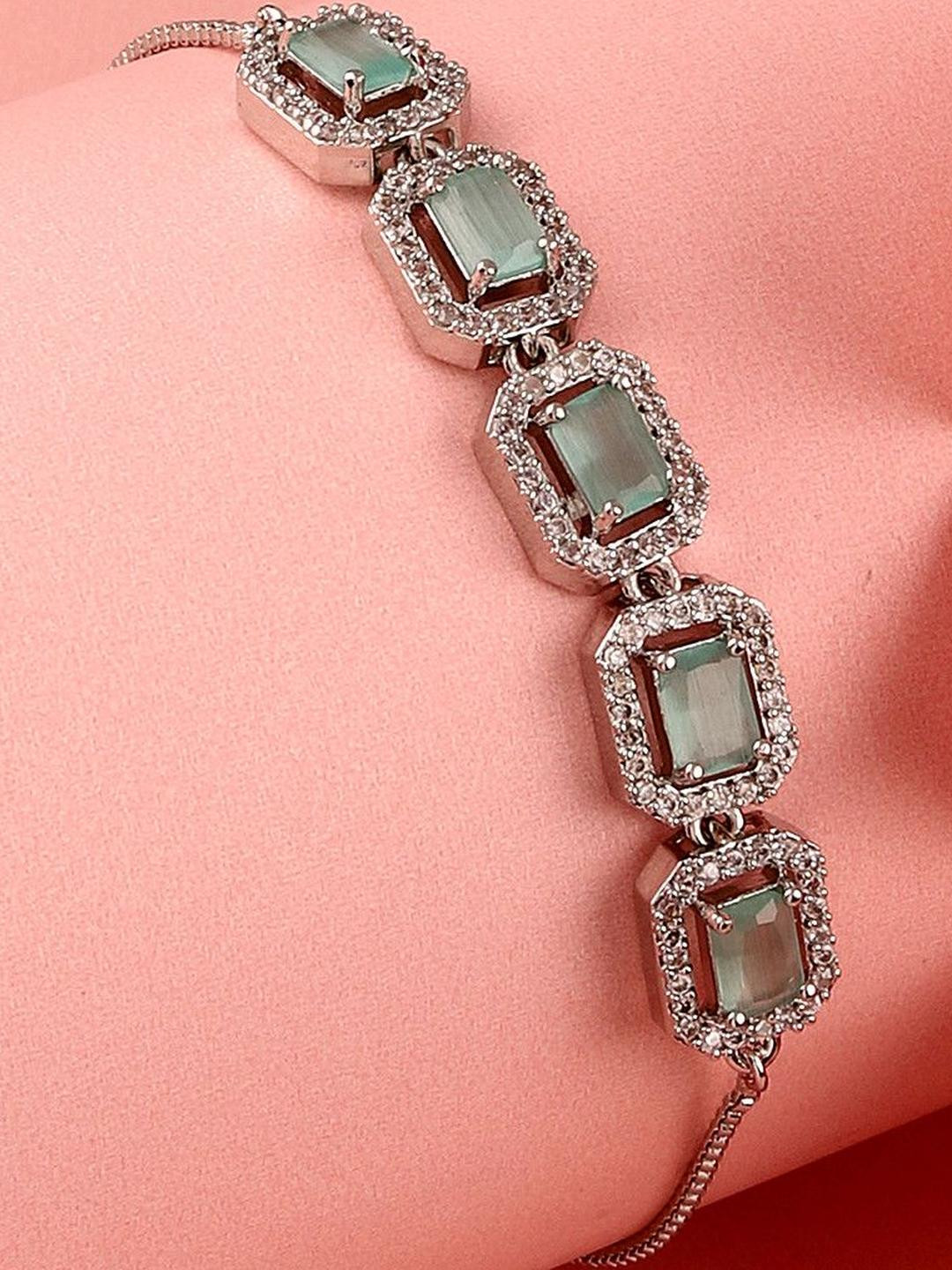 Bhagya Lakshmi Silver-Plated Alloy Bracelet