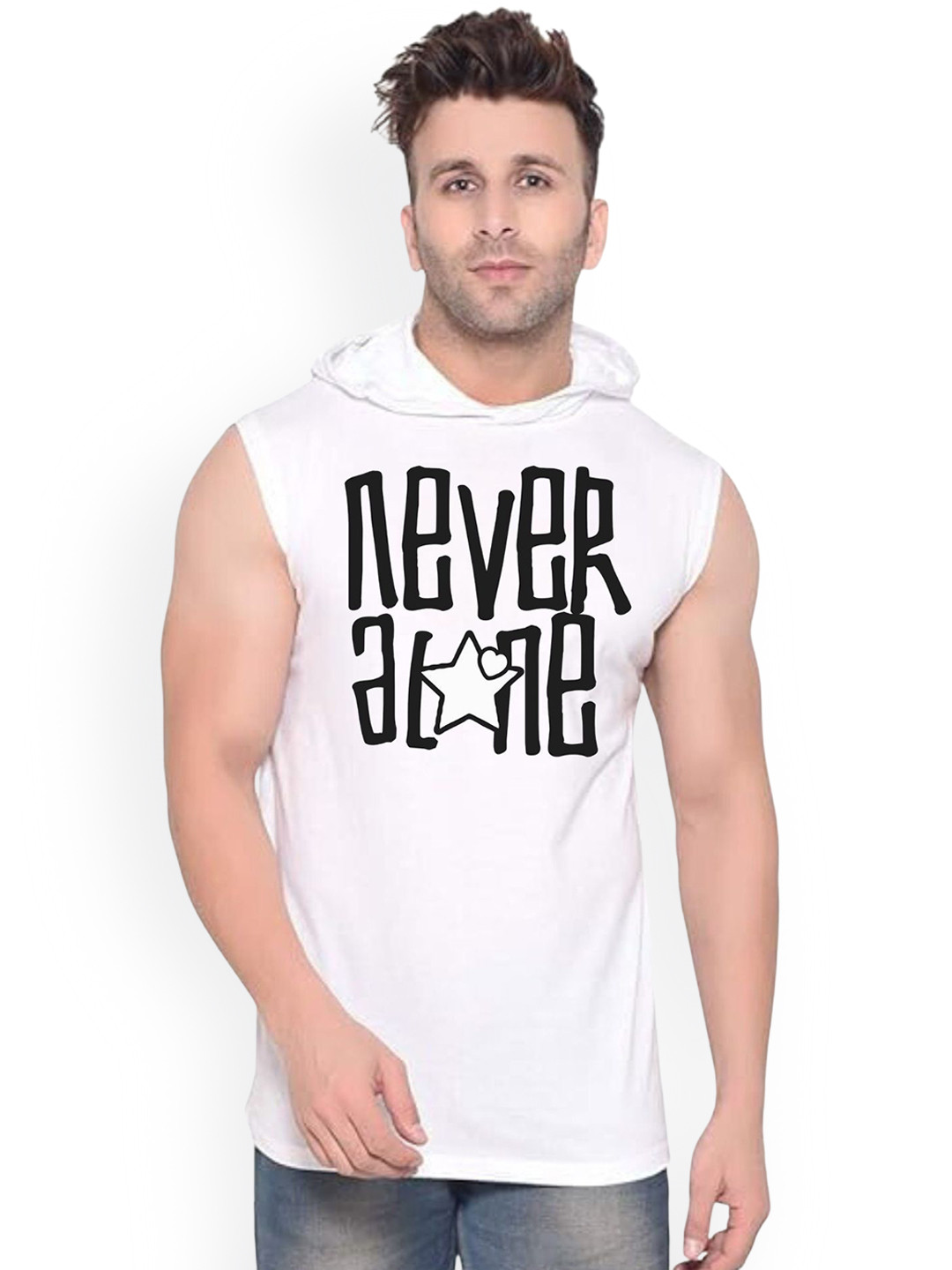 FABSTIEVE Aloha Beach Gym Vest vk t-050_Print-167_gym_vest White M