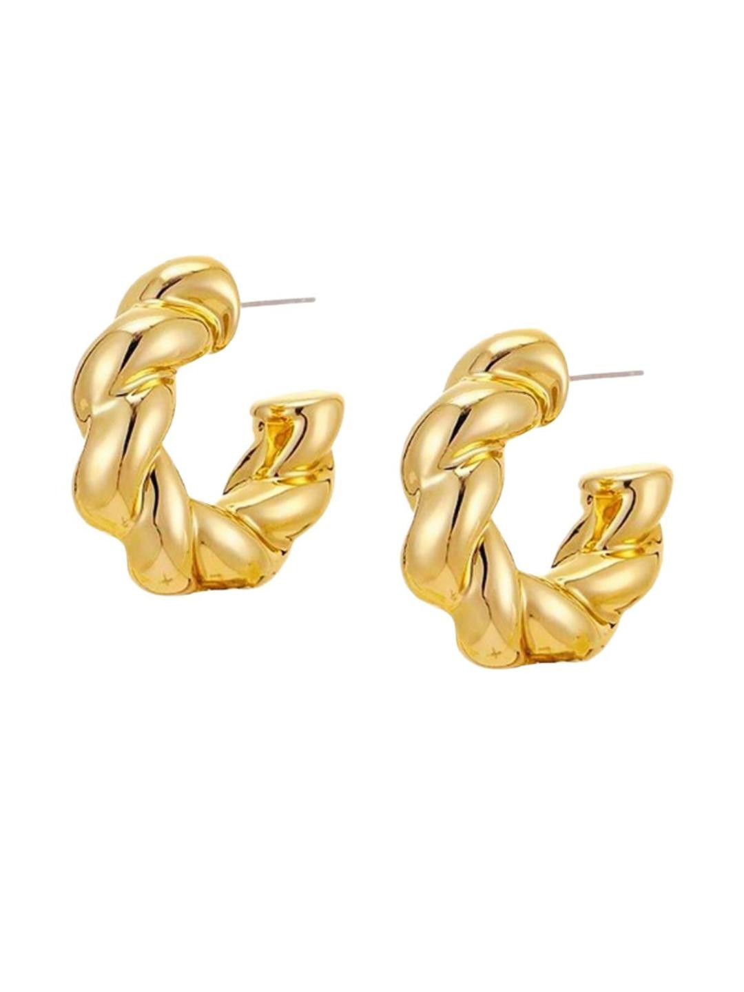 Tipsy closet Geometric Hoop Earrings
