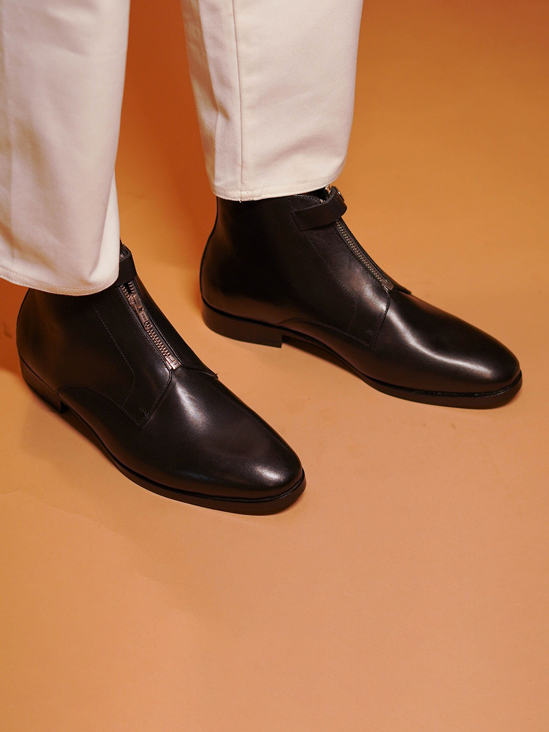 dmodot Sprazzo Zippo Block-Heeled Chelsea Boots