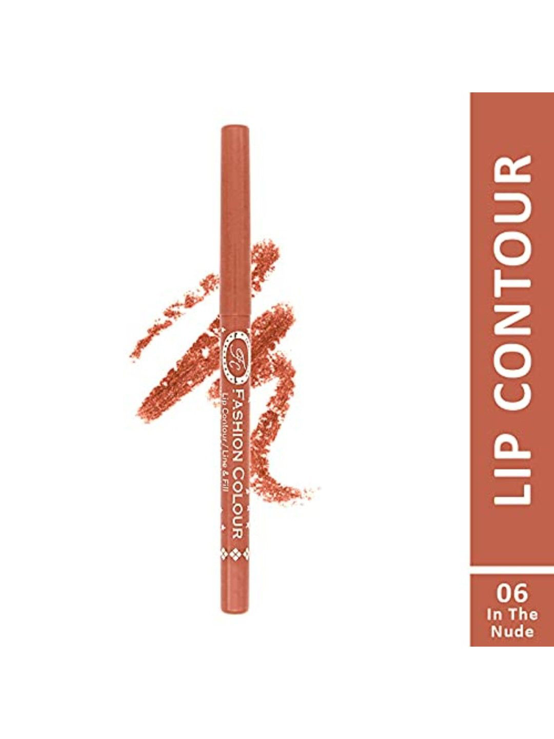 Fashion Colour Line And Fill Lip Contour Matte Lipliner - In The Nudes 6