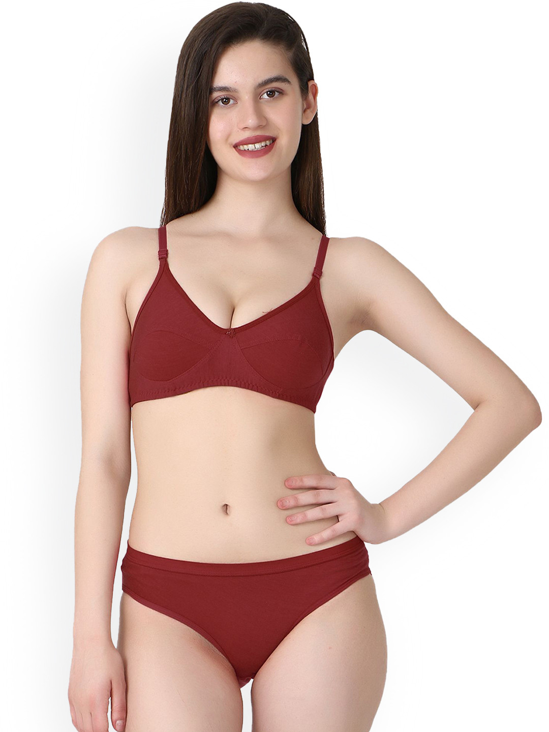 PIBU Self-Designed Non-Padded Lingerie Set Lingerie Set A-Ruchi-Sett_M