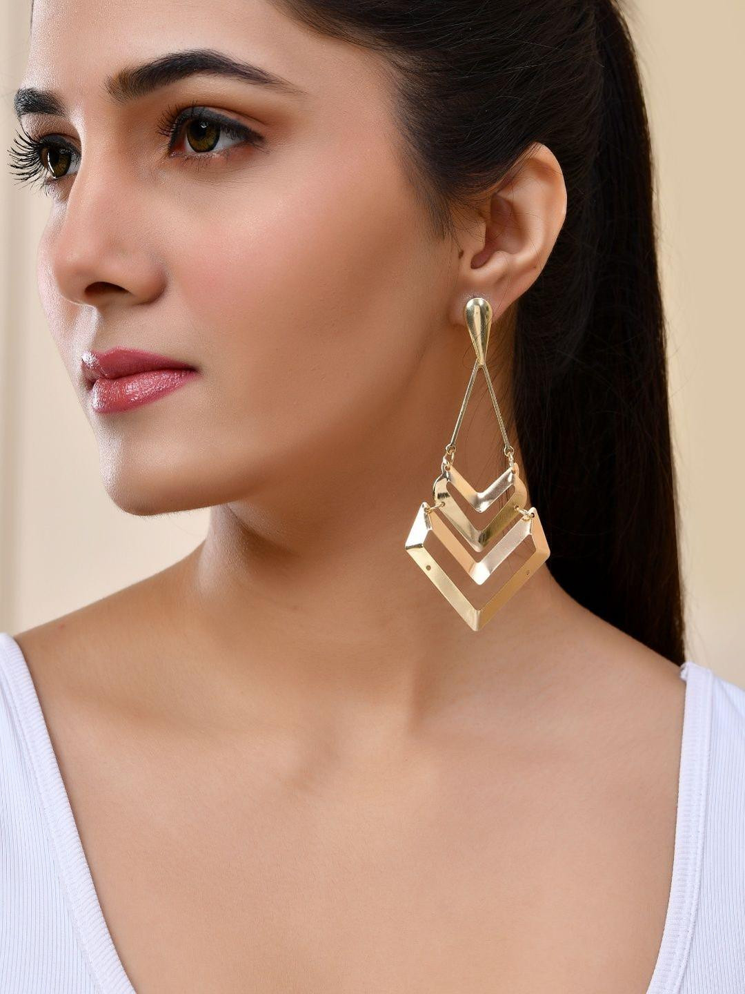 SUNBURST Contemporary Drop Earrings