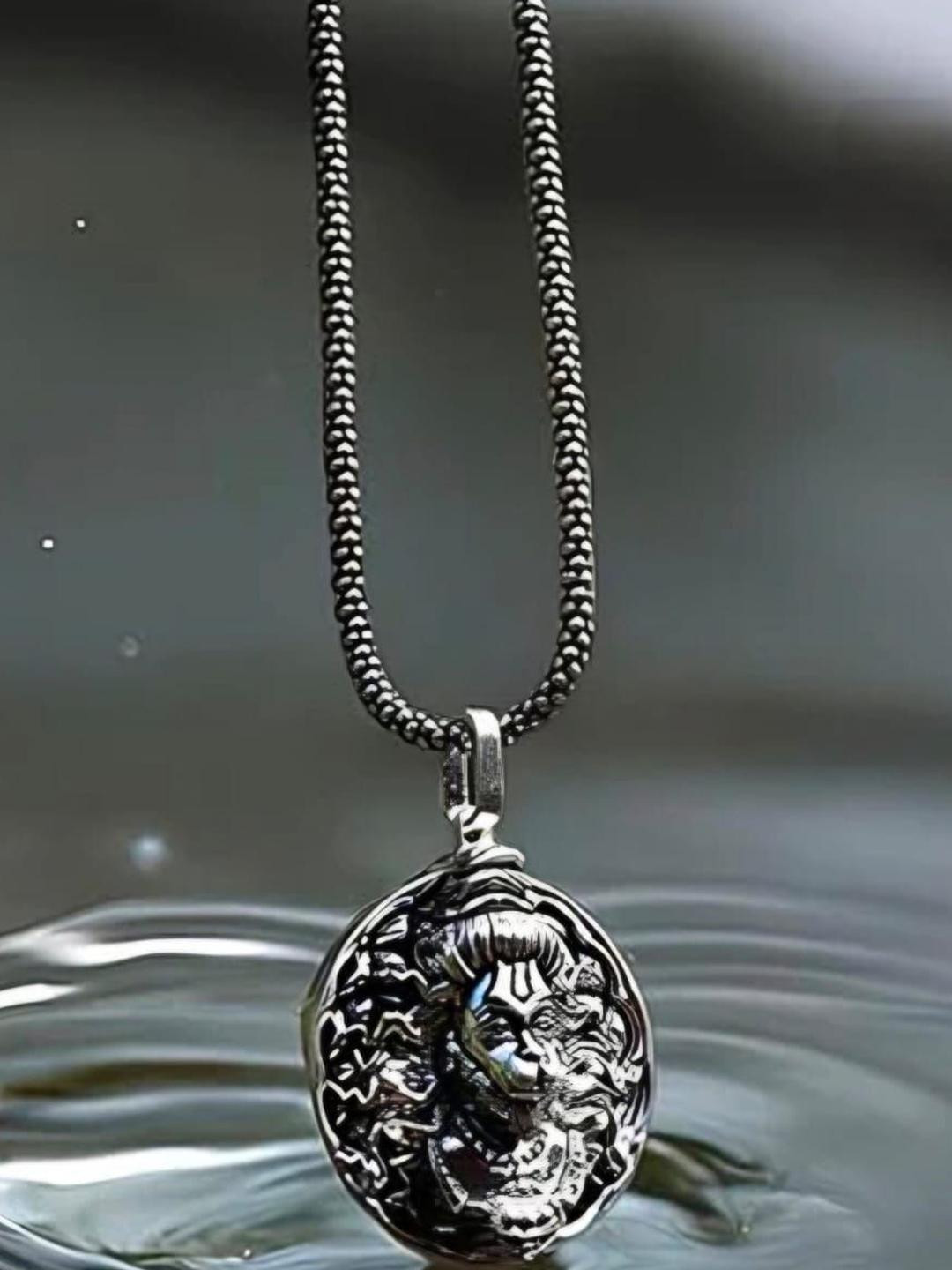 spyronix real treasure Unisex Alloy Silver-Plated Pendant