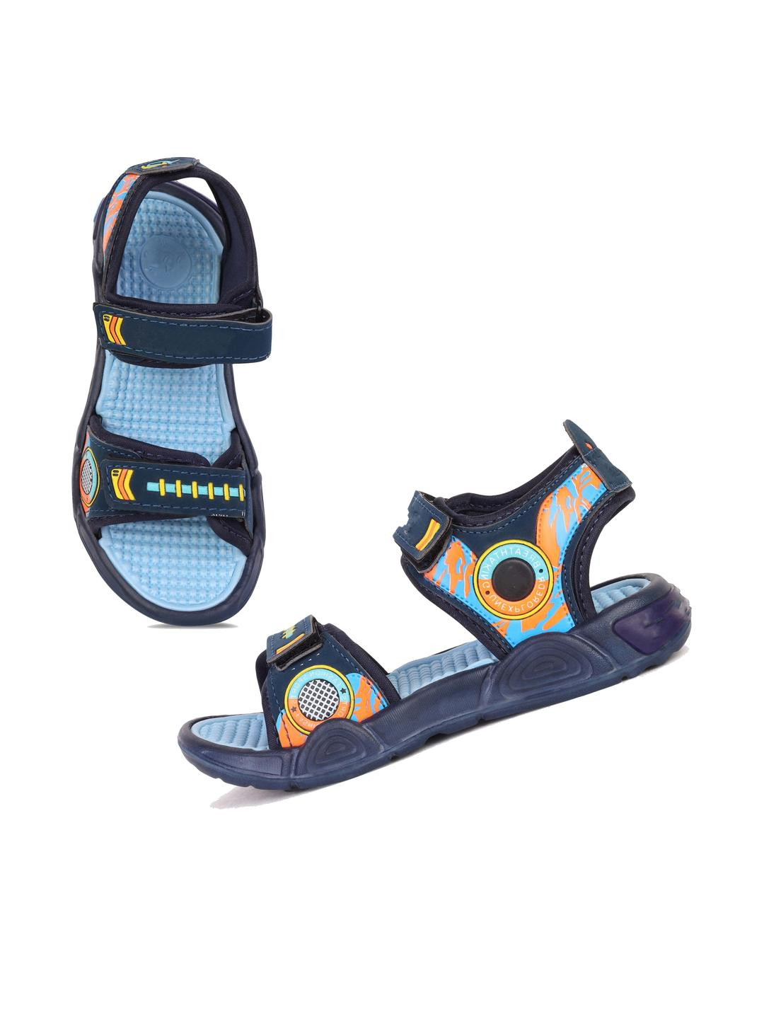 PENNEN Boys Blue Velcro Comfort Sandals