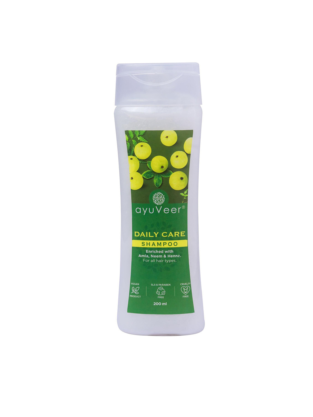 AYUVEER Daily Care Shampoo With Amla & Neem - 200 ml
