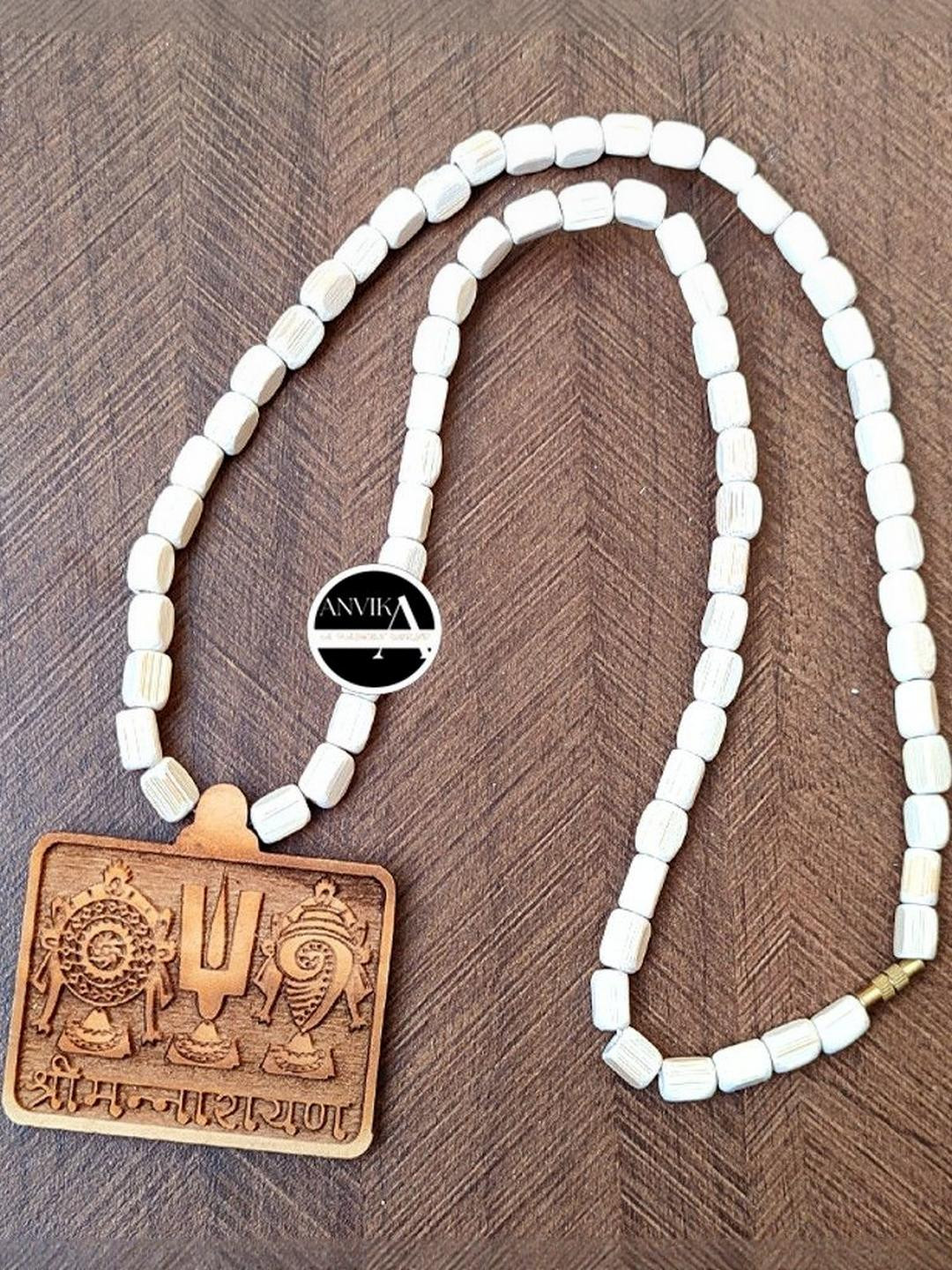 Anvika White Brass Pendant