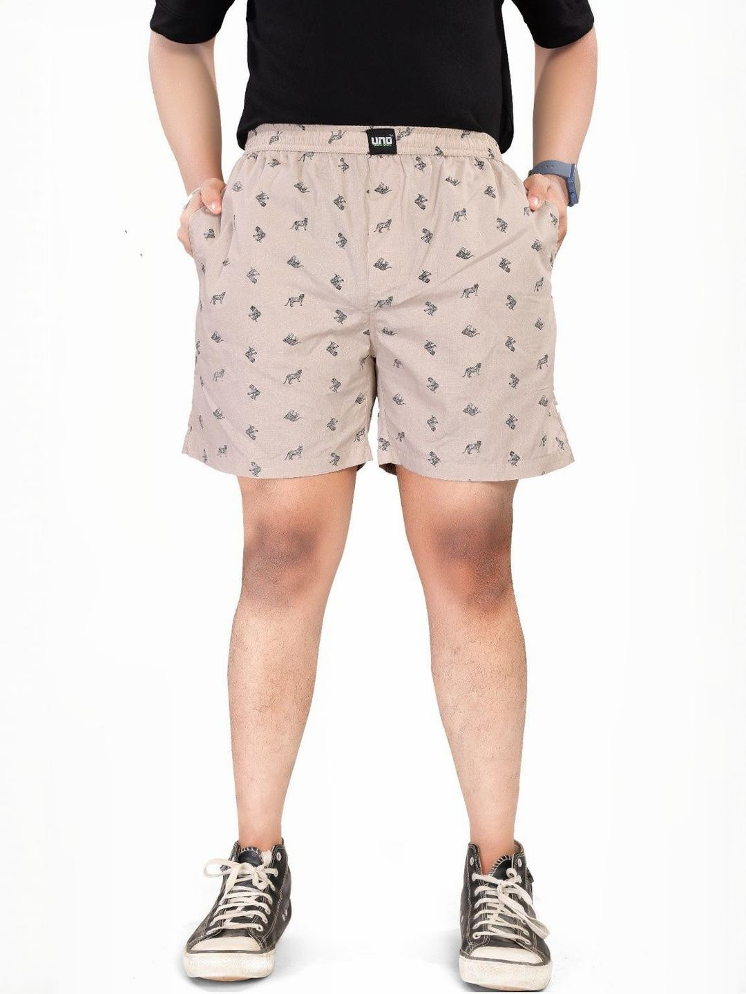 UNOseven Boys Printed Cotton Shorts