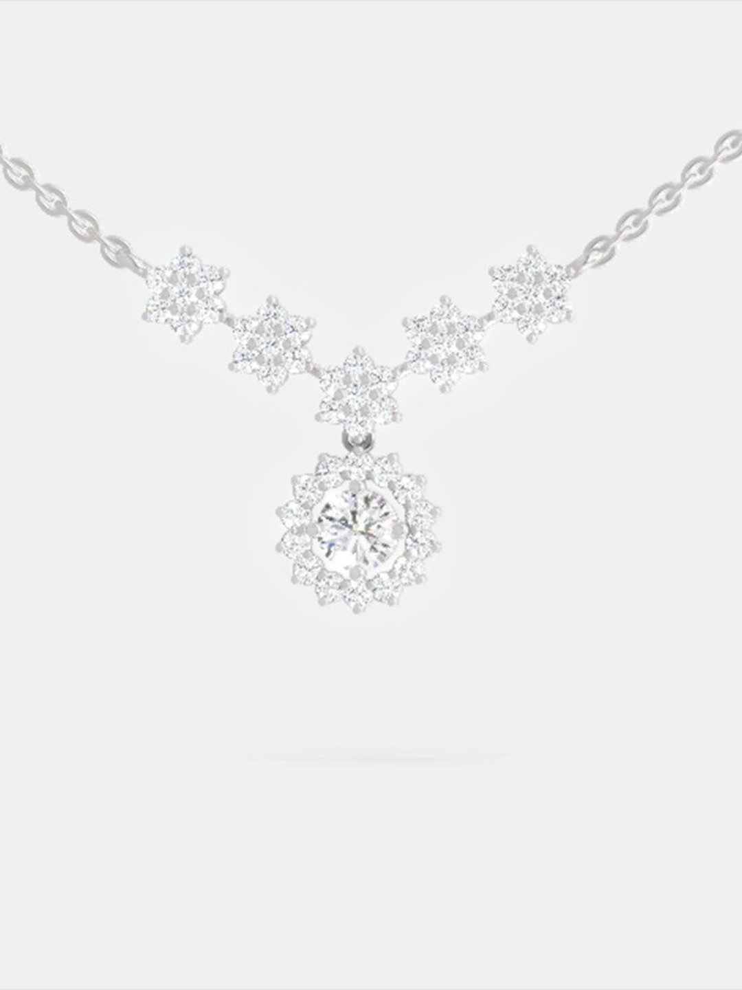 Sparkles 14KT Necklace And Chains Diamond  1.16 Carat