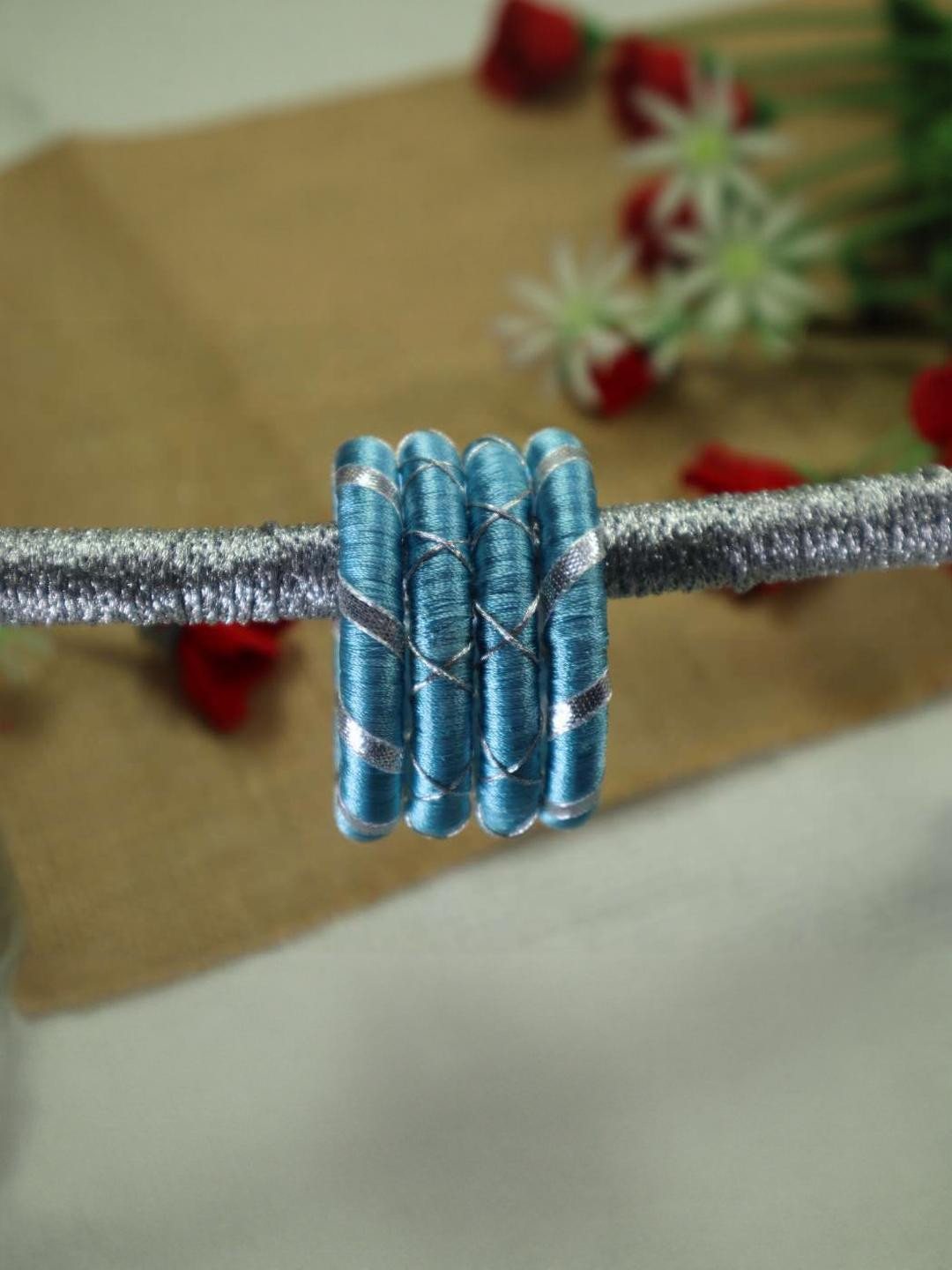 Kamule Turquoise Blue Plastic Bangle