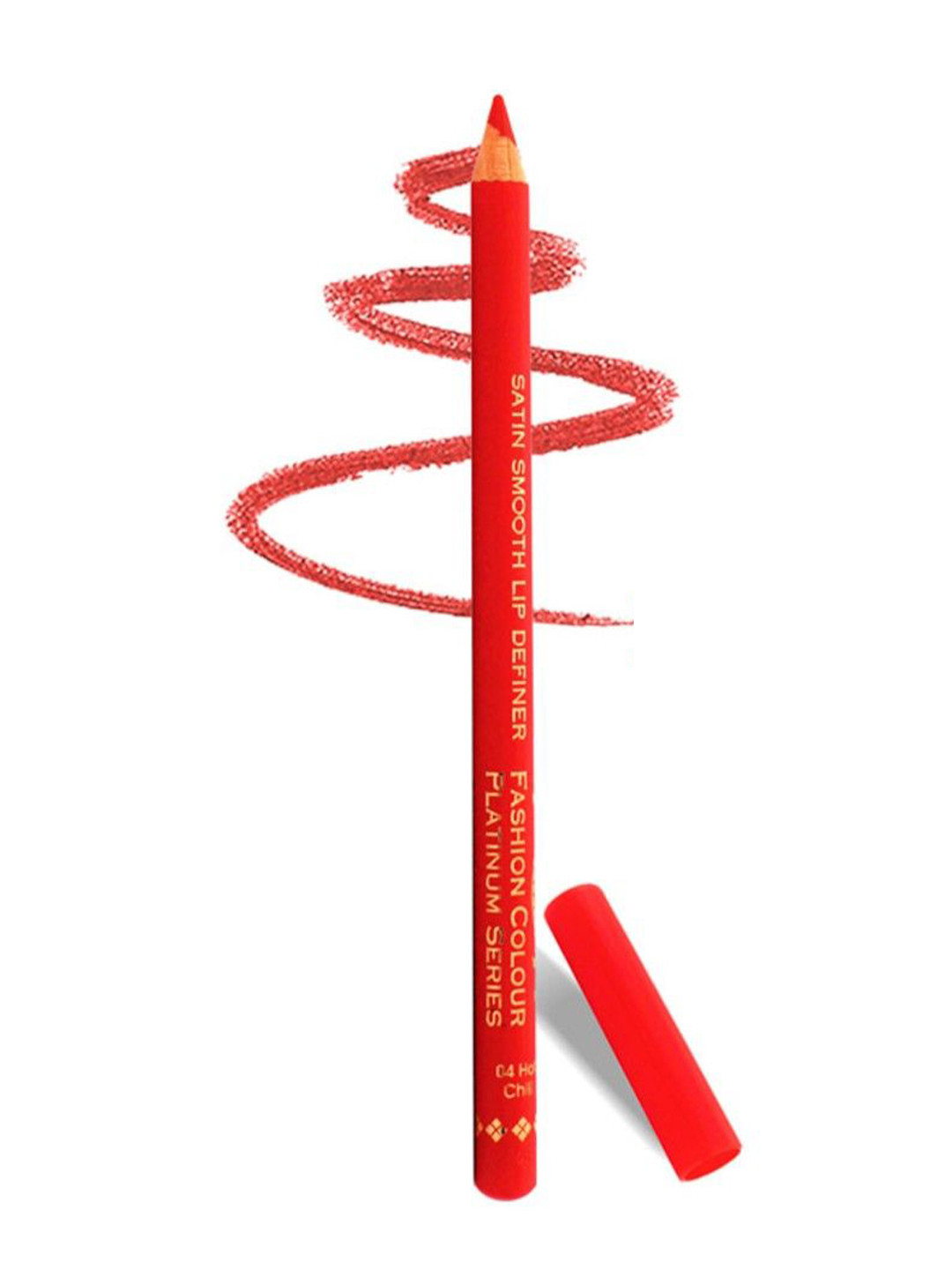 Fashion Colour Platinum Series Satin Smooth Lip Definer Pencil - Hot Chilly 4