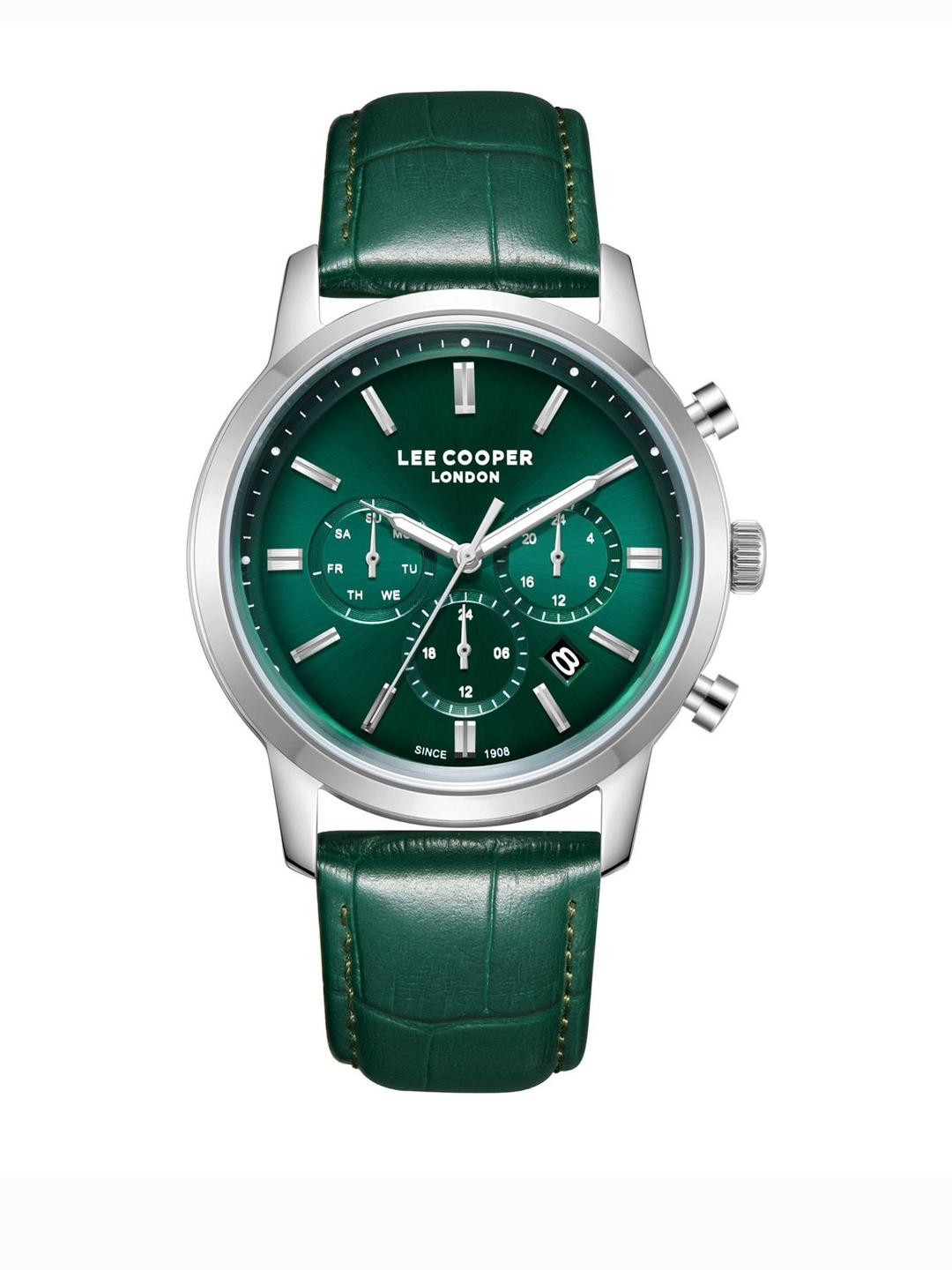 Lee Cooper Men Dial & Leather Straps Analogue Watch LC08186.375-B