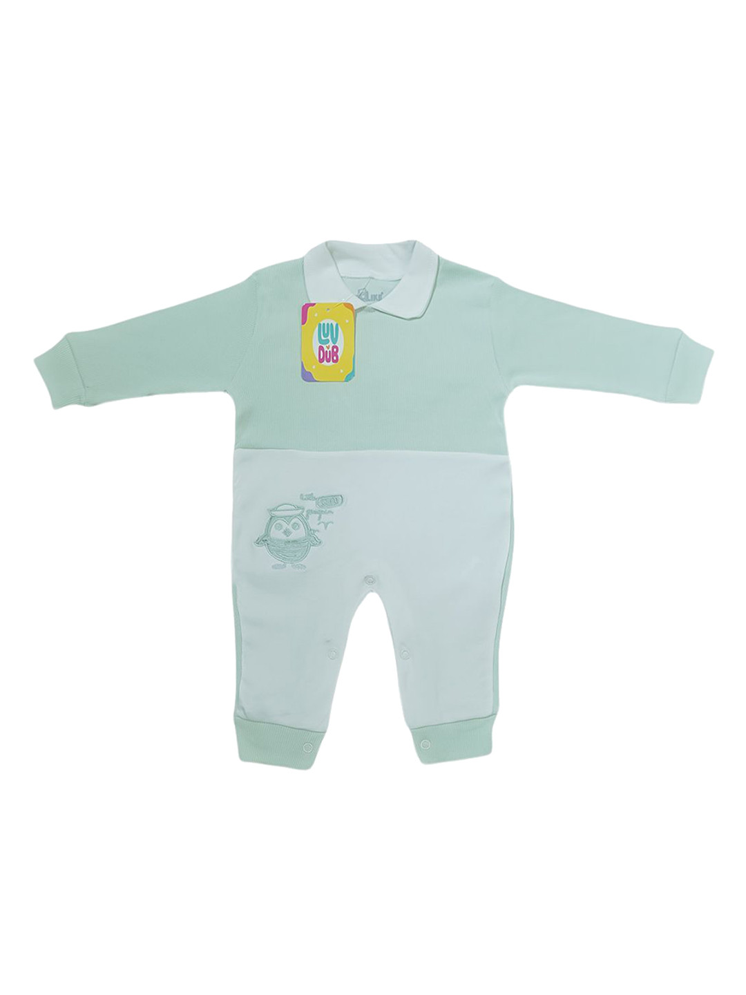 LUV-DUB Infants Printed Cotton Rompers