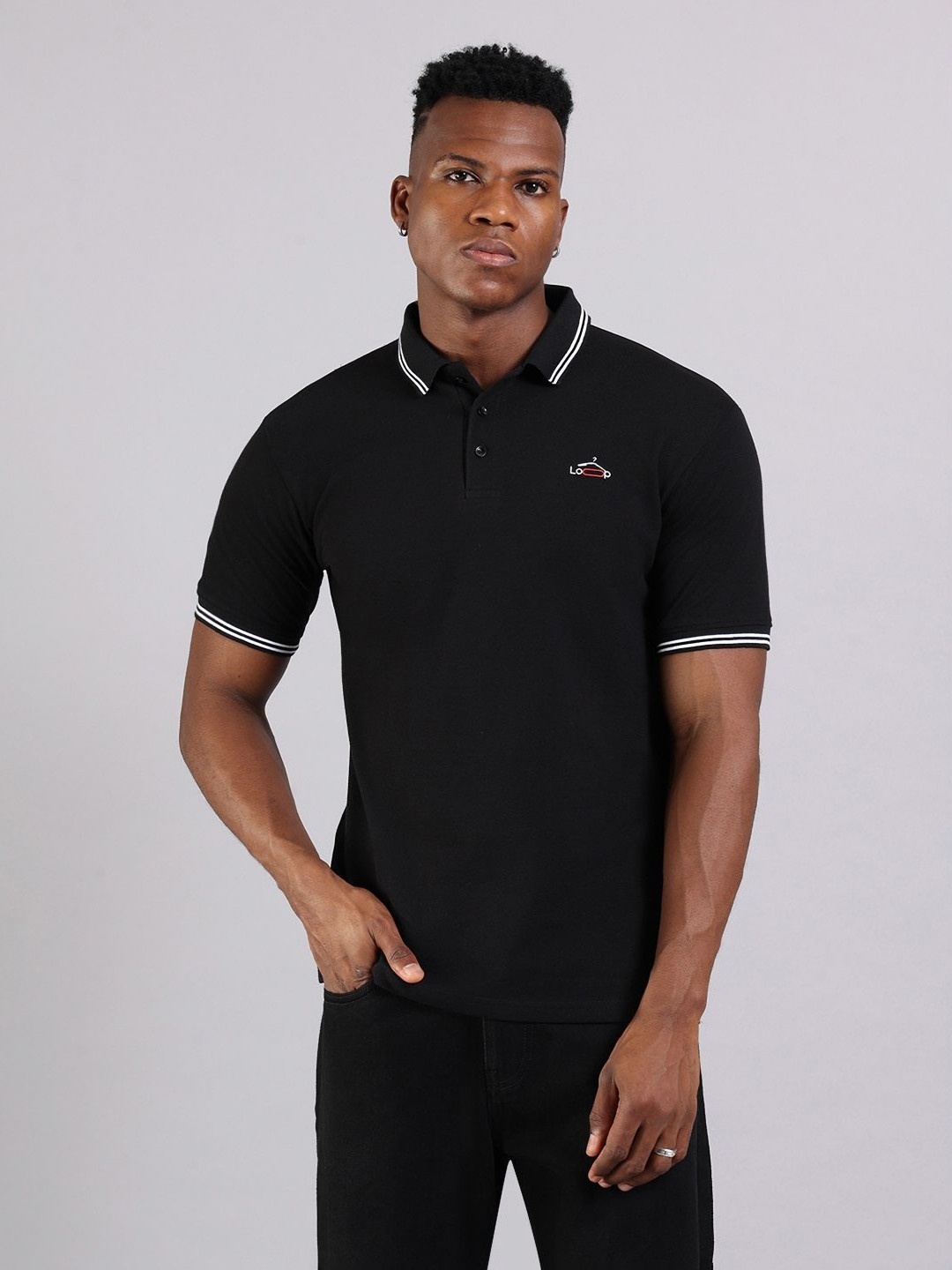 HangerLoop Polo Collar Regular Fit Short Sleeves T-shirt